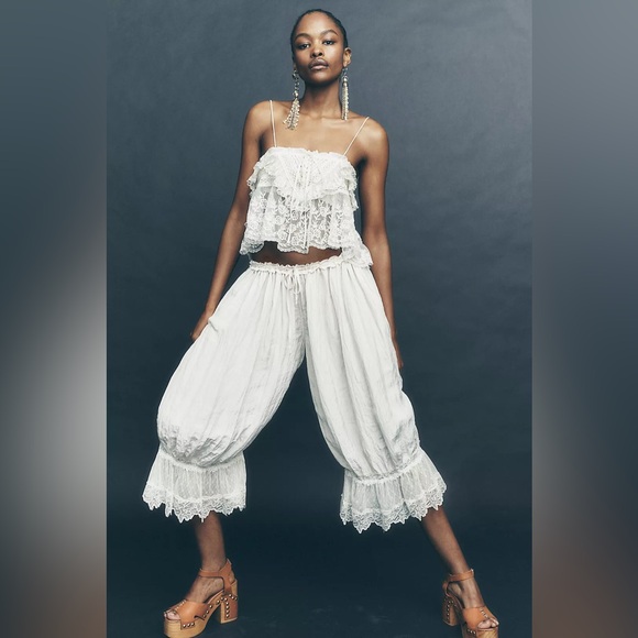 Forever Young Bloomer Pants in White Alyssum - Picture 6 of 16